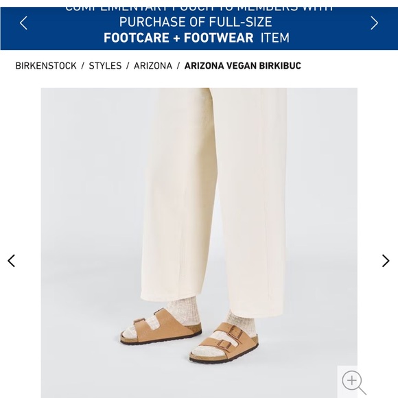 Birkenstock Arizona Vegan Sandals in Pecan - Picture 2 of 6